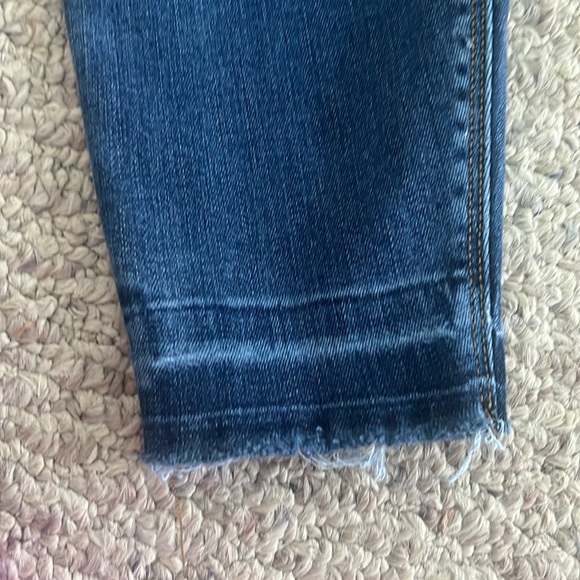 Spanx Distressed Ankle Skinny Jeans, Medium Wash - Picture 7 of 9